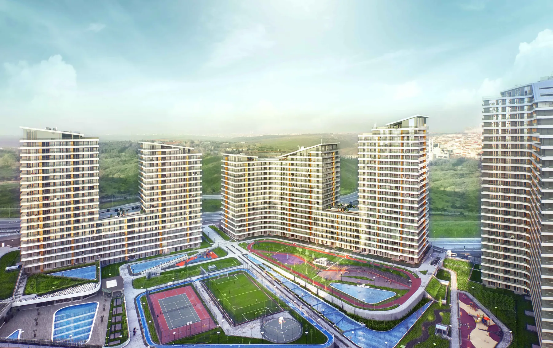 Batışehir E1 - E2 Blokları — Bağcılar, İstanbul Karma Yaşam projesi | 212 Yapı & İnşaat